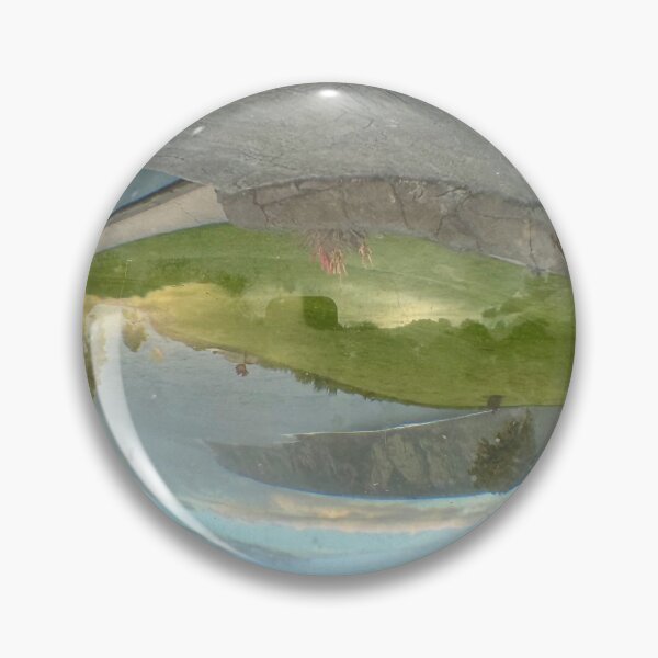 Item preview, Landscape Reflected Through Crystal Sphere designed and sold by TrisaThyme.