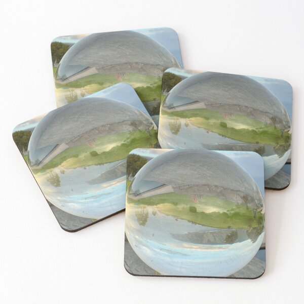 Item preview, Landscape Reflected Through Crystal Sphere designed and sold by TrisaThyme.