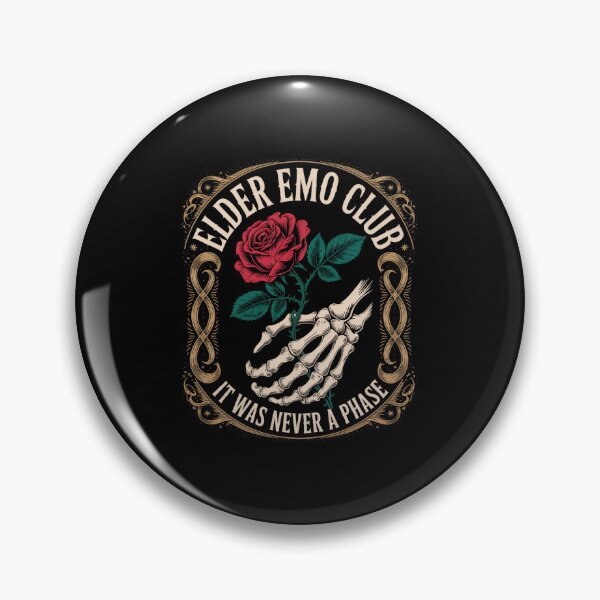 Item preview, Elder Emo Club It Was Never A Phase  designed and sold by HollyBellArtSte.