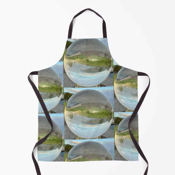 Item preview, Landscape Reflected Through Crystal Sphere designed and sold by TrisaThyme.