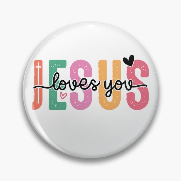 Item preview, Jesus Loves You Pastel Typography | Christian Encouragement designed and sold by Artinkcreative.