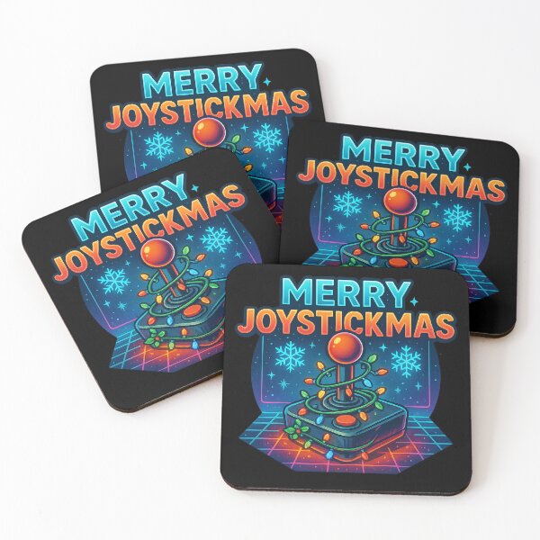 Item preview, Merry Joystickmas – Retro Gamer Christmas Arcade Lights Design designed and sold by AddictiveDesign.