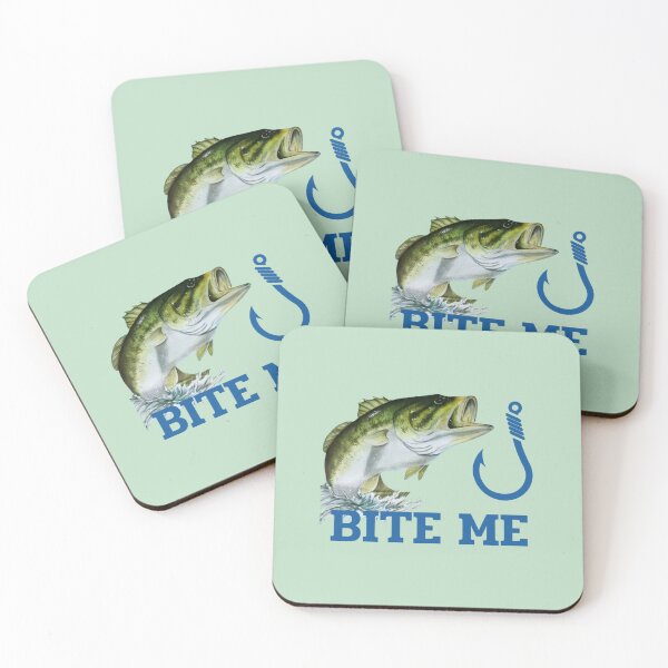 Item preview, Fish and hook bite me designed and sold by OnaleeNicklinArt.