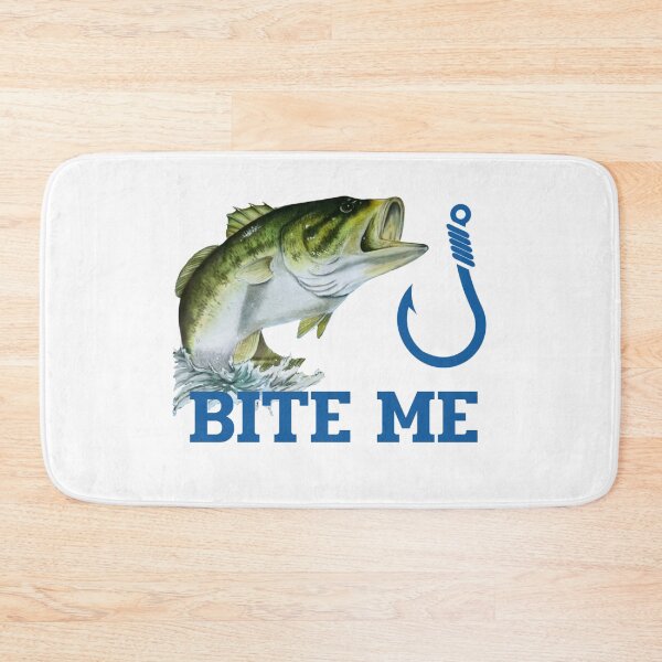 Item preview, Fish and hook bite me designed and sold by OnaleeNicklinArt.