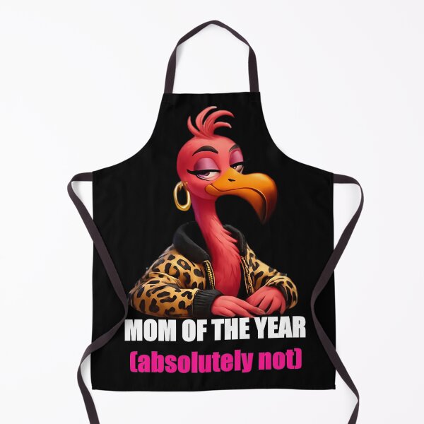 Item preview, Sarcastic Flamingo - "Mom of the Year - Absolutely Not" - White Design designed and sold by DebuggedDressed.