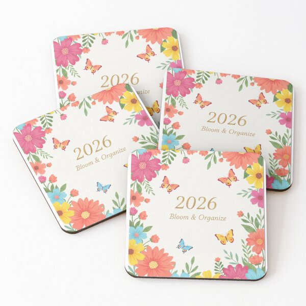 Item preview, Ultimate 2026 Aesthetic Planner | Floral Spiral Organizer designed and sold by mouhamii⭐⭐(98k).