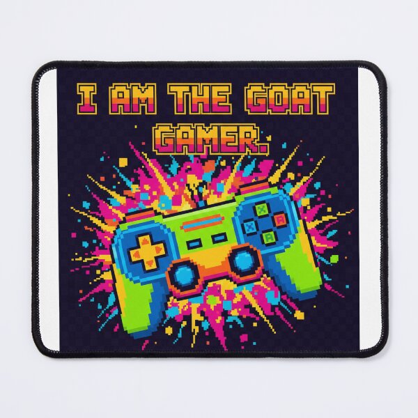 Item preview, Retro Pixel GOAT Gamer designed and sold by LoganDzign.