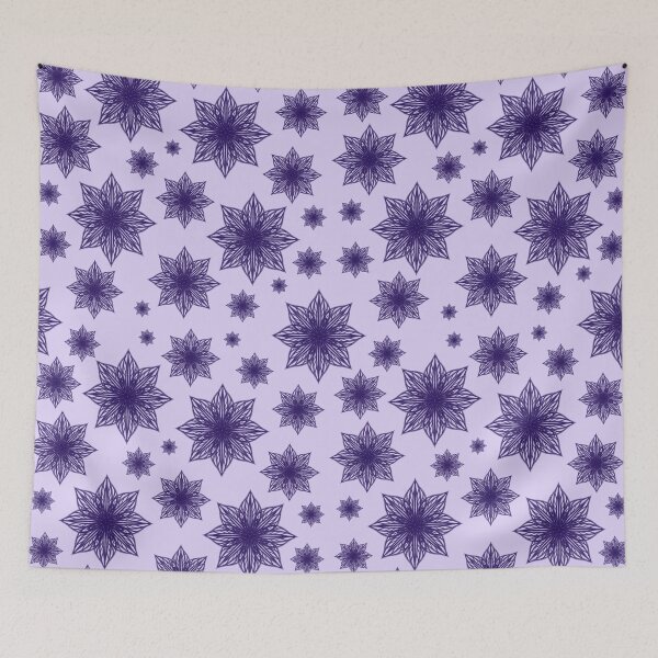 Item preview, Snowflake pattern "Persian Indigo" designed and sold by Cherevan.