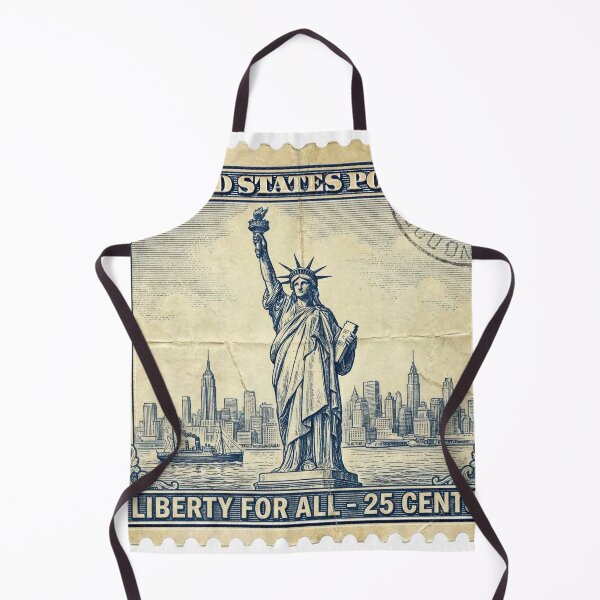 Item preview, Vintage Engraved Statue of Liberty Stamp Art designed and sold by EverBranz-stor.