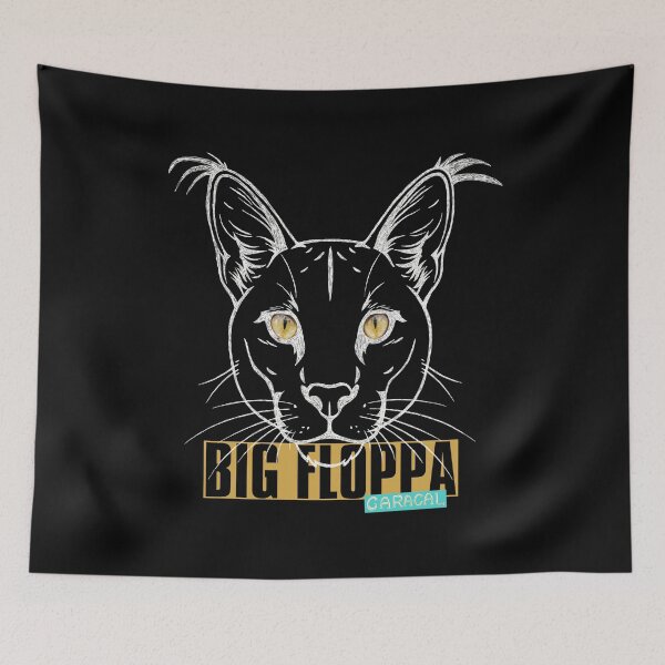 Item preview, Big floppa caracal meme cat drawing designed and sold by ARIVONTEE.