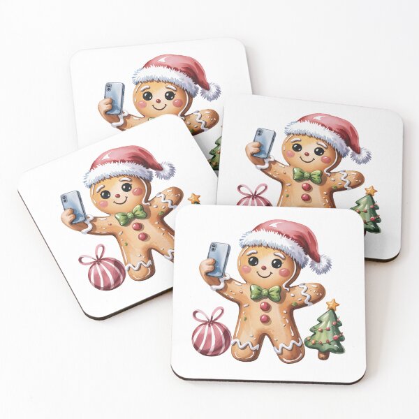 Item preview, Gingerbread Man Takes a Selfie designed and sold by jkrphoto.