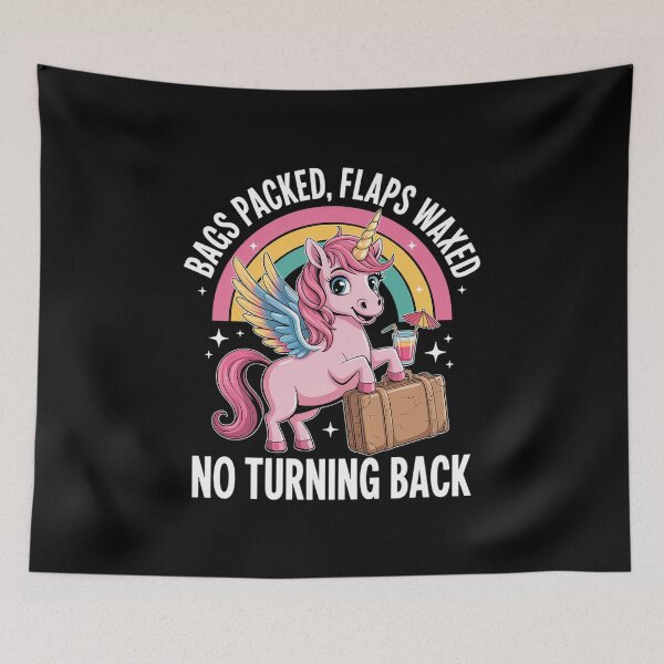 Item preview, Bags Packed Unicorn Funny Inappropriate Vacation Women  designed and sold by IhanVaanMaArt.