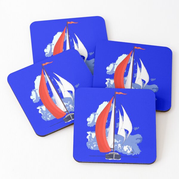 Item preview,  Sailboat on the open sea designed and sold by FromJack.