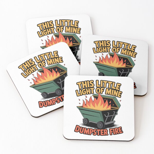 Item preview, This Little Light Of Mine Funny Dumpster Fire designed and sold by belladesign7.