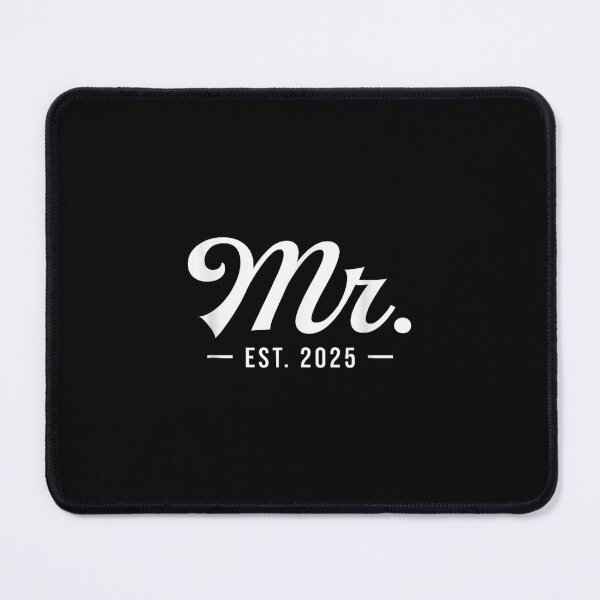 Item preview, Mr Est. 2025 Just Married Wedding Husband Matching Mr & Mrs designed and sold by Jamalixan.