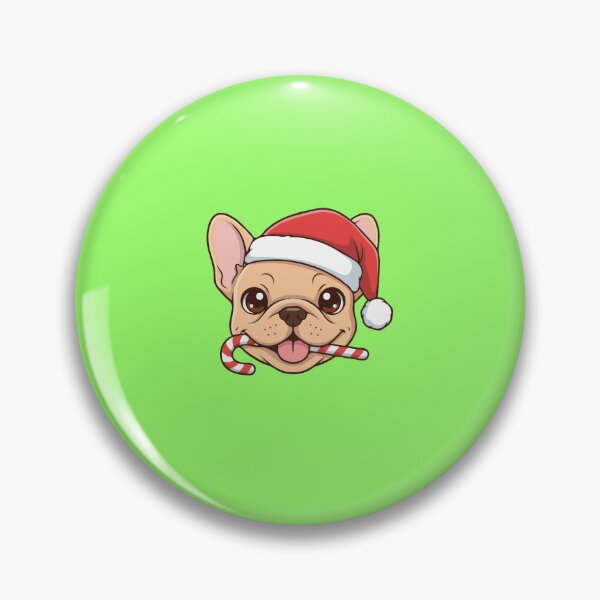 Item preview, Cute French Bulldog Christmas Candy Cane - Dog Lovers designed and sold by The Real Life Symphony.