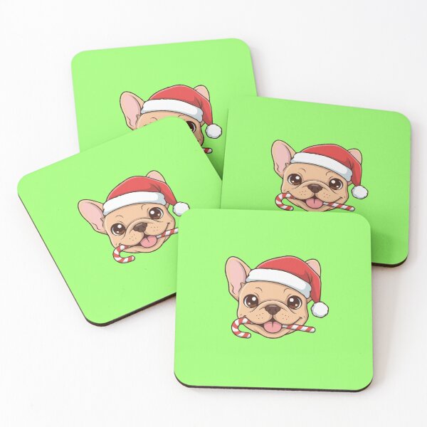 Item preview, Cute French Bulldog Christmas Candy Cane - Dog Lovers designed and sold by The Real Life Symphony.