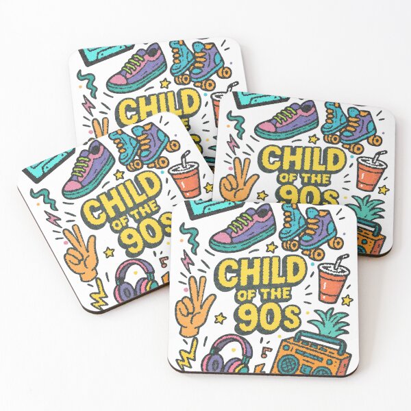 Item preview, Child 90s Retro Tshirt Design Art Wall Mosaic designed and sold by GTwoThree.