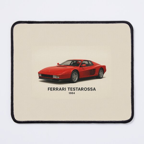 Item preview, Ferrari Testarossa 1984 - Póster deportivo retro art déco designed and sold by Design4AllThings.
