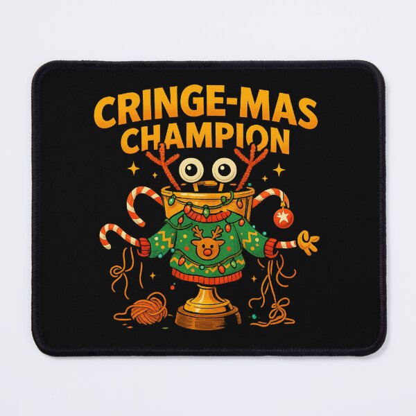 Item preview, Cringe-Mas Champion – Ugly Sweater Trophy Creature Christmas Design designed and sold by AddictiveDesign.