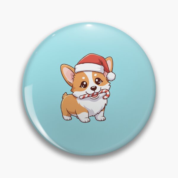 Item preview, Cute Pembroke Welsh Corgi Christmas Candy Cane - Dog Lovers designed and sold by The Real Life Symphony.