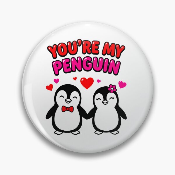 Item preview, You’re My Penguin Cute Valentine Pair designed and sold by Quillway.