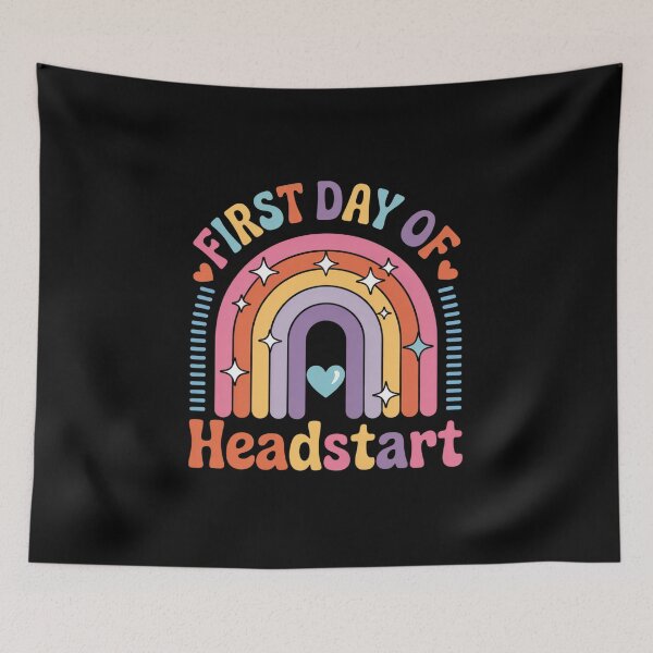 Item preview, First day of HeadStart Welcome Back School Toddler Teacher designed and sold by HollyBellArtSte.