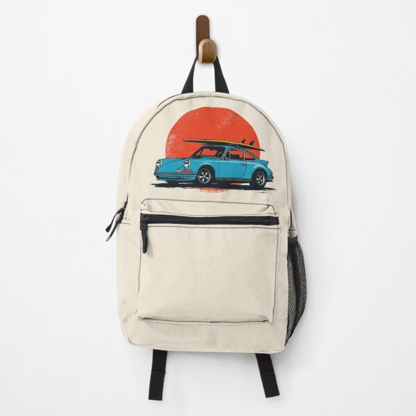 Item preview, Essential Vintage Blue Sports car 911 964 summer surfs up illustration designed and sold by blackdogshop.