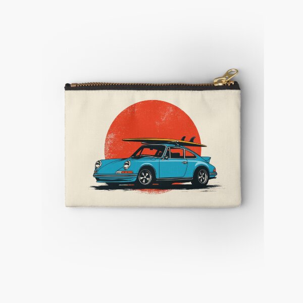 Item preview, Essential Vintage Blue Sports car 911 964 summer surfs up illustration designed and sold by blackdogshop.