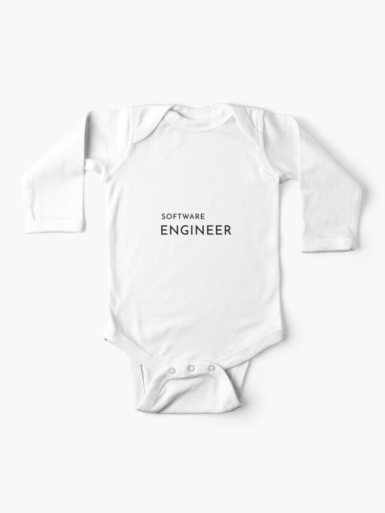Baby One-Piece, Software Engineer (Inverted) designed and sold by developer-gifts