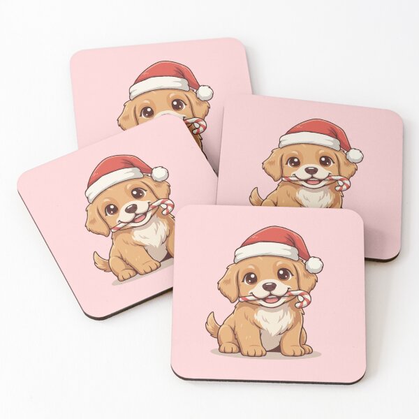Item preview, Cute Golden Retriever Christmas Candy Cane- Dog Lovers designed and sold by The Real Life Symphony.