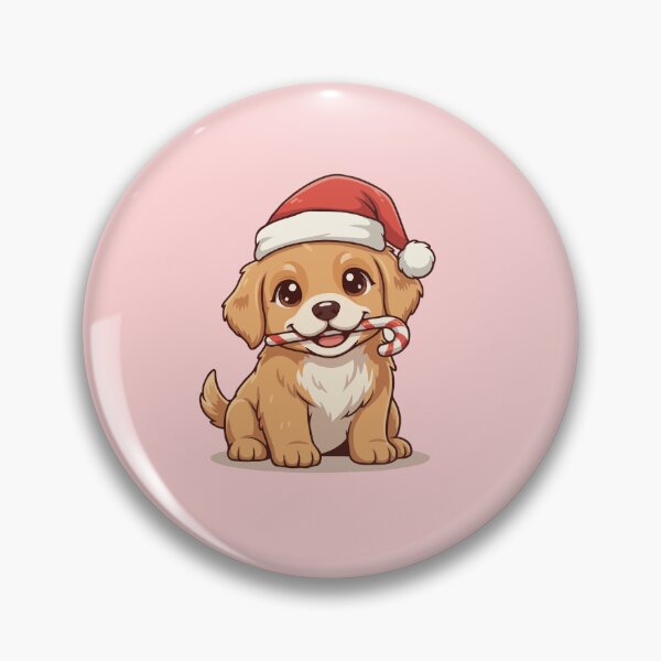 Item preview, Cute Golden Retriever Christmas Candy Cane- Dog Lovers designed and sold by The Real Life Symphony.