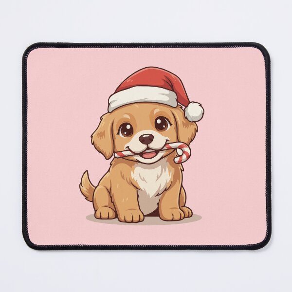 Item preview, Cute Golden Retriever Christmas Candy Cane- Dog Lovers designed and sold by The Real Life Symphony.