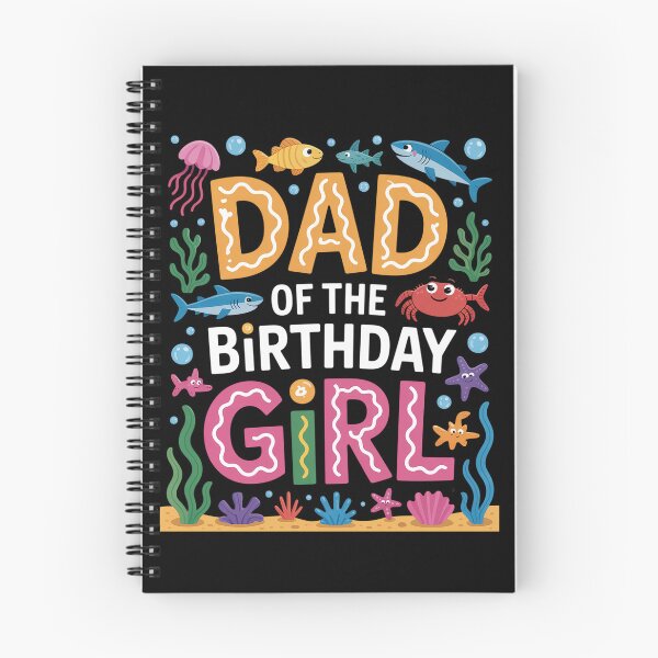Item preview, Dad Under Sea Birthday Party Girls Ocean Sea Animals Themed  designed and sold by FortuneFull.