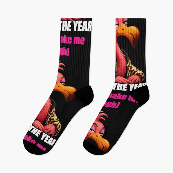 Item preview, Sarcastic Flamingo - "Mom of the Year - don't make me laugh" White Design designed and sold by DebuggedDressed.