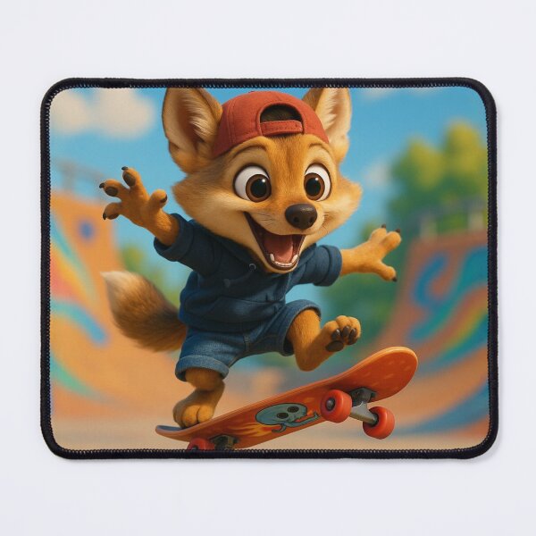 Item preview, Skater Golden Jackal designed and sold by Sillytoe.
