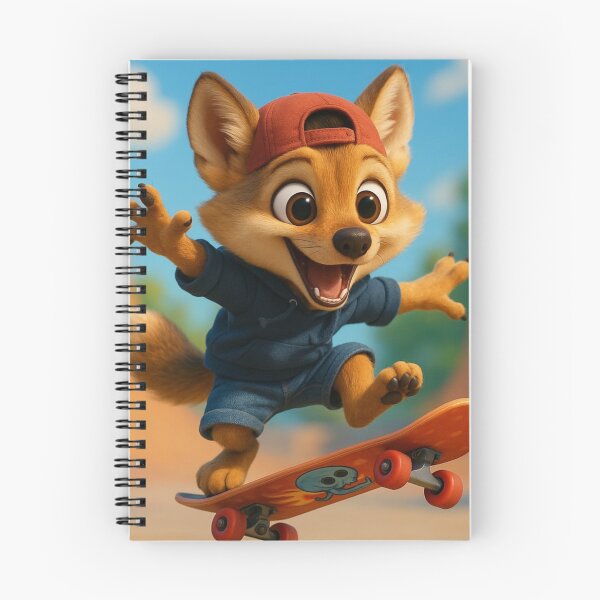 Item preview, Skater Golden Jackal designed and sold by Sillytoe.