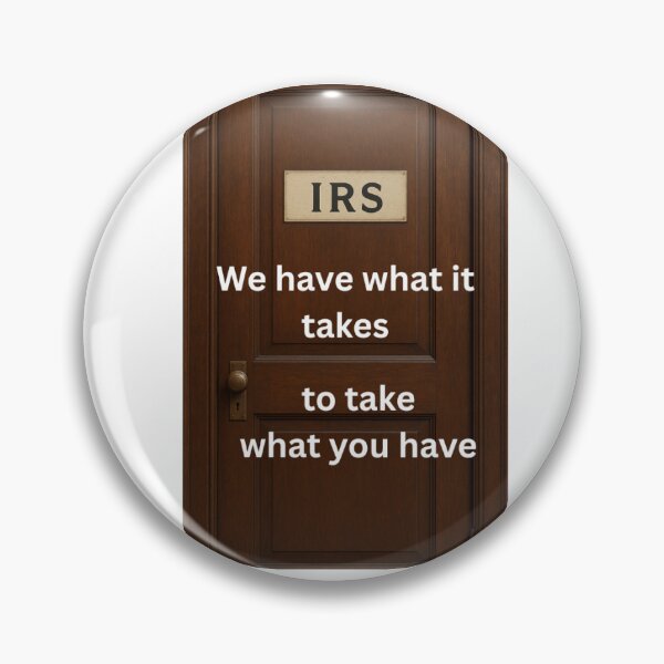 Item preview, IRS office door designed and sold by BlackBeakGifts.
