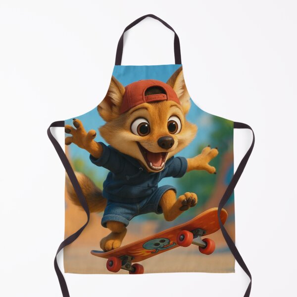Item preview, Skater Golden Jackal designed and sold by Sillytoe.