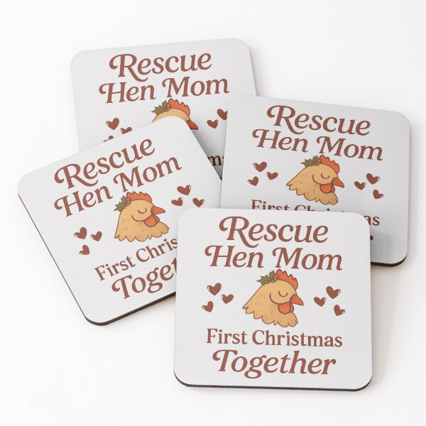 Item preview, Rescue Hen Mom First Christmas Design designed and sold by Meandmyshop.