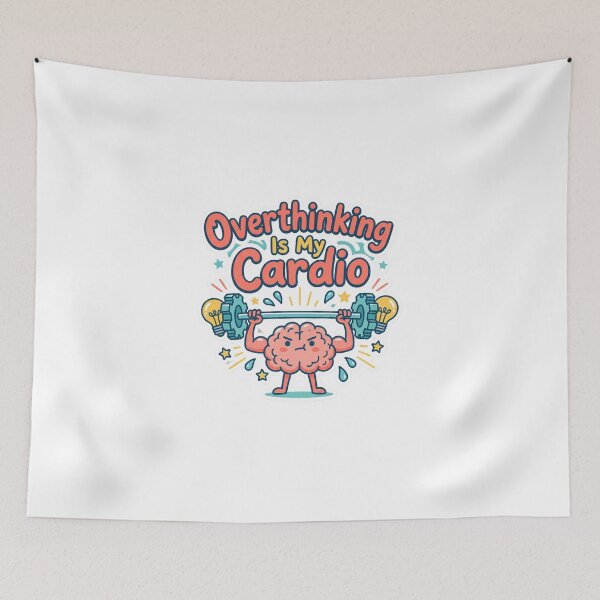 Item preview, Overthinking Is My Cardio designed and sold by Quillway.