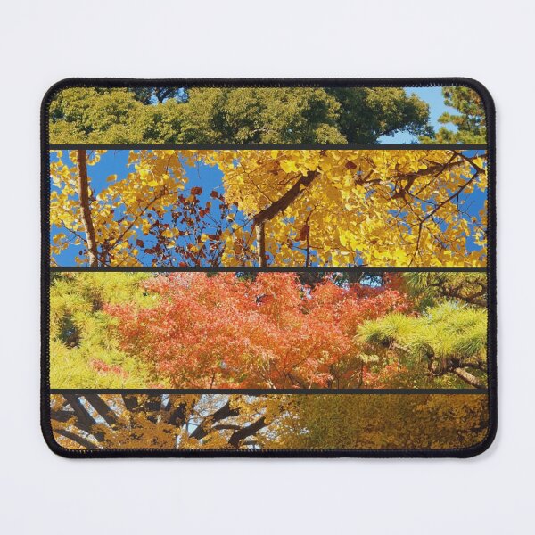 Item preview, Japanese Garden collage - autumn leaves - fall foliage designed and sold by TalBright.