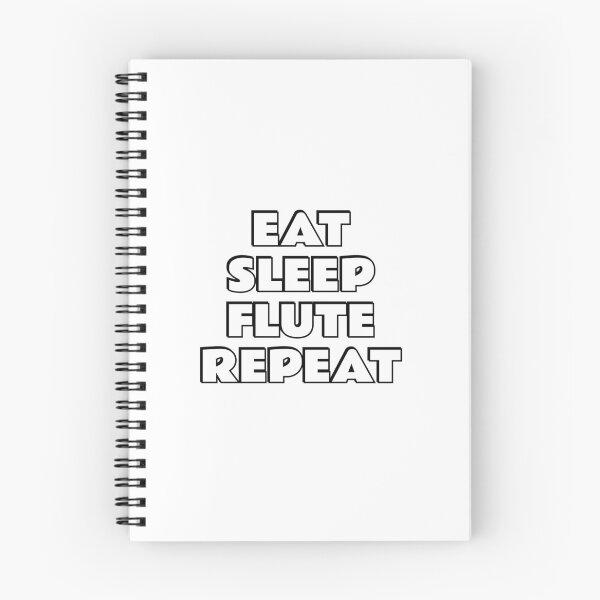 Item preview, Eat Sleep Flute Repeat    designed and sold by Inspirationmotivation.