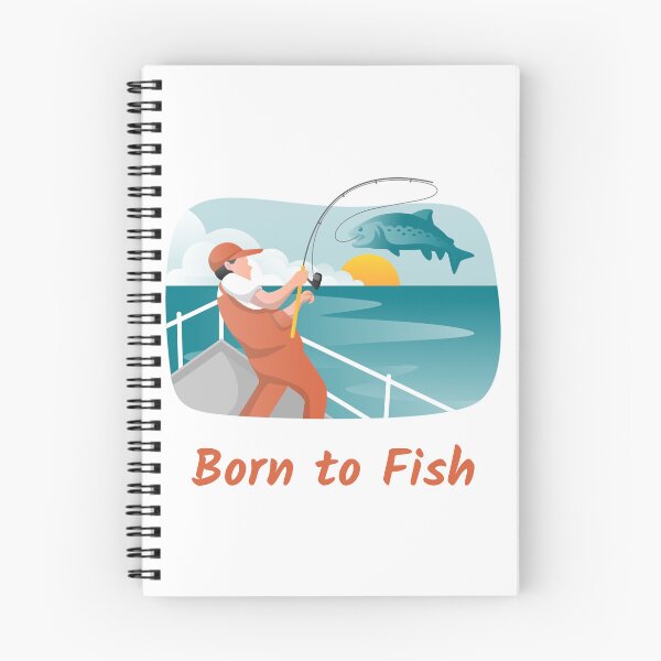 Item preview, Born To fish fishing t shirt designed and sold by onoseprints1.