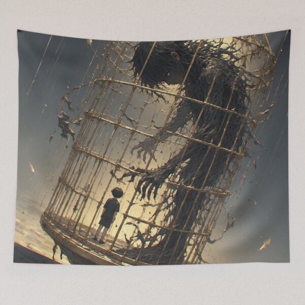 Item preview, The Shadow of Unlived Potential: Jungian Dark Art of the Inner Cage designed and sold by David R Sawin The Architects Of Eden.