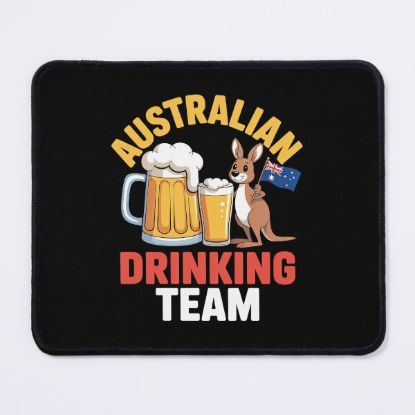 Item preview, Australian Drinking Beer Team Funny Australia Day designed and sold by FortuneFull.