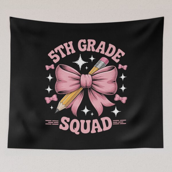 Item preview, 5th Grade Squad Back to School Teacher Student boy and Girl  designed and sold by LKappa3Faber.