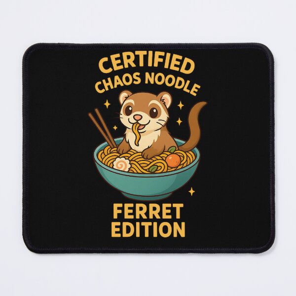 Item preview, Certified Chaos Noodle Ferret Edition – Funny Ferret Ramen Noodles designed and sold by pkk72.