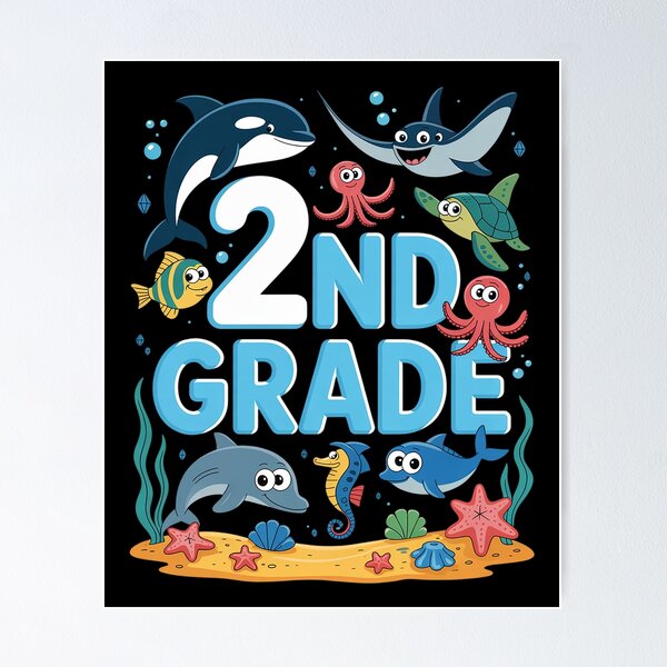 Item preview, 2nd Grade Aquarium Cute First Day School 2nd Grader Teacher  designed and sold by ReadySide.