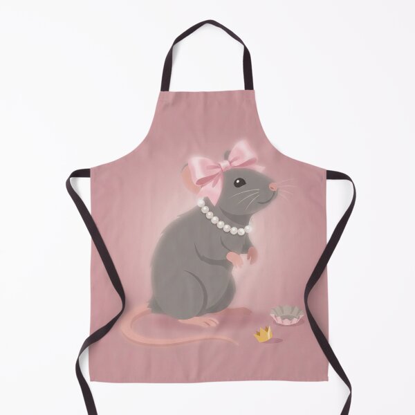 Item preview, Coquette Rat - Cute Rodent with Pink Bow and Pearls designed and sold by SavinMercantile.